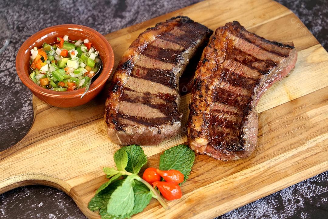 Picanha grelhada - Top sirloin grilled steak